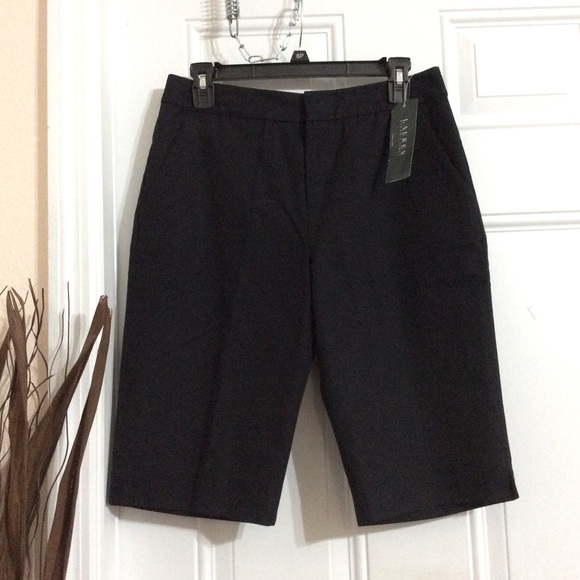 Lauren Ralph Lauren Pants - Lauren Ralph Lauren Black Bermuda Shorts Sz 4